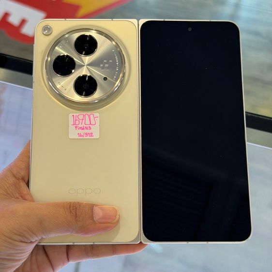 Oppo Find N3 สีทอง เครื่องศูนย์ สภาพสวยมาก จอ7.82นิ้ว แรม12รอม512 Snap8 Gen2 กล้อง64ล้าน(3ตัว)🔥🔥 รูปที่ 2