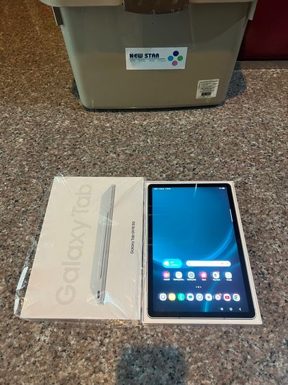 ขายSamsungTabS9FEสีMint128กิ๊ก 5G ใส่ซิมได้มีกล่องไร้รอยสูนTrueจอสวยกริปถูกมากกกใช้งานดีถูกมากกก
