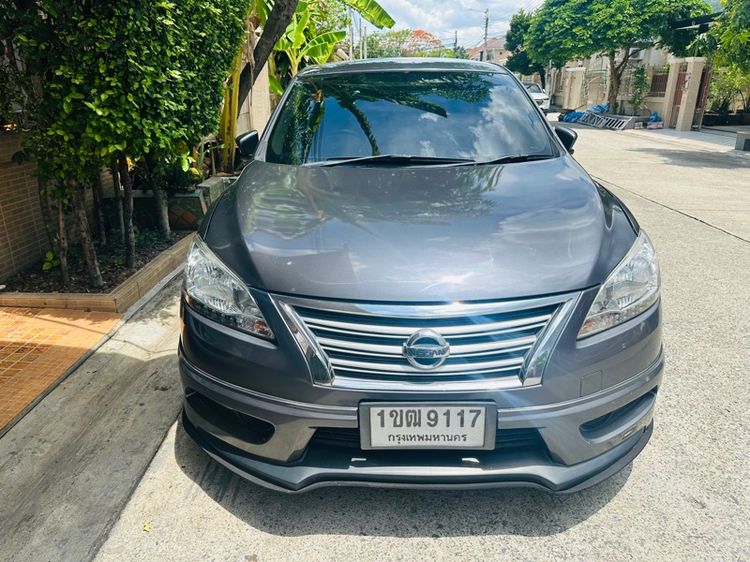 Nissan Sylphy 2014 1.6 E Sedan เบนซิน ไม่ติดแก๊ส เกียร์ธรรมดา เทา รูปที่ 3