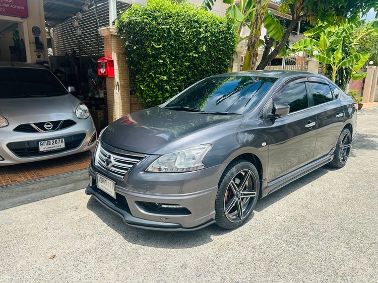 Nissan Sylphy 2014 1.6 E Sedan เบนซิน ไม่ติดแก๊ส เกียร์ธรรมดา เทา รูปที่ 4