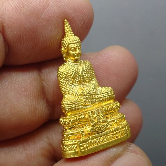 พระแก้วมรกต 3 ฤดู รุ่นเทอดพระเกียรติ เนื้อโลหะชุบทอง มหาพุทธาภิเษก ณ วัดพระศรีรัตนศาสดาราม ปี2540 พร้อมกล่องเดิม รูปที่ 6