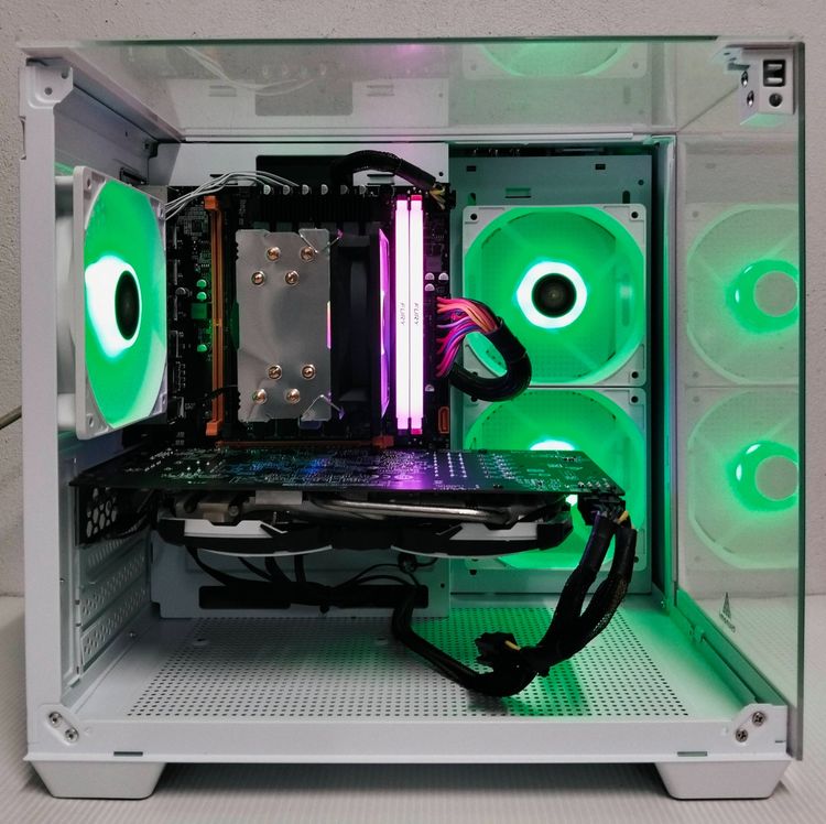 ❇️คอมพิวเตอร์PCทำงาน ตัดต่อเล่นเกมแรงๆ❇️12คอร์ 24เทรด❇️RAM 16G❇️VGA 8G❇️NVME