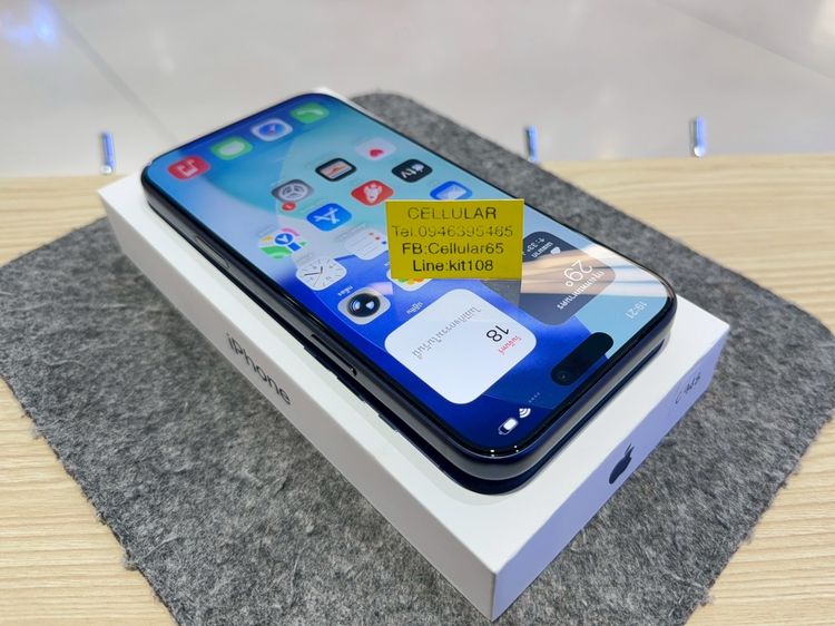 iPhone 17 Pro Max 256GB Batt99 ประกันศูนย์ไทย5เดือนกว่า ครบกล่อง รูปที่ 5