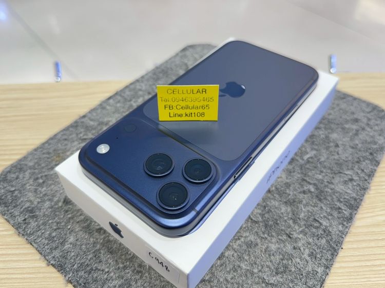 iPhone 17 Pro Max 256GB Batt99 ประกันศูนย์ไทย5เดือนกว่า ครบกล่อง รูปที่ 7
