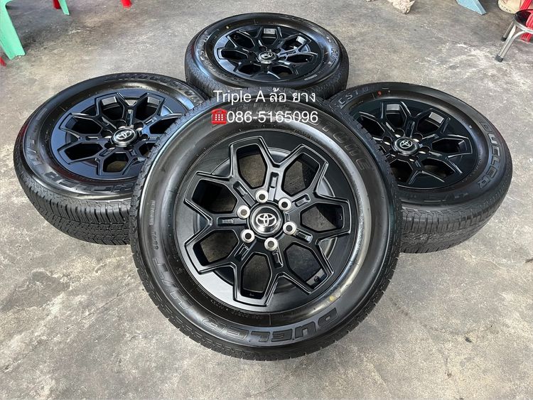 อื่นๆ อะลูมิเนียมอัลลอย 18" ✨ล้อแม็กป้ายแดง✨Toyota TRAVO รุ่นใหม่ล่าสุด ขอบ 18 พร้อมยางป้ายแดง 265-60-18 Bridgestone🚩ปี 26🚩
