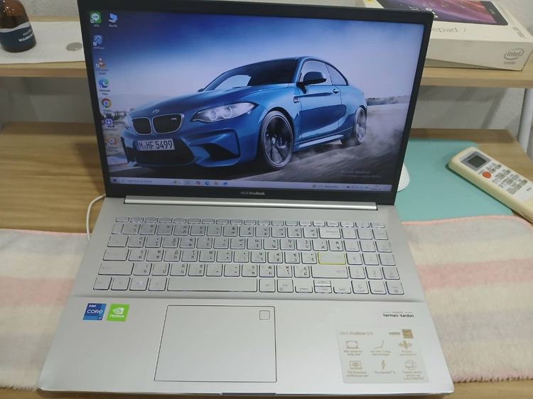 VivoBook ขายมือสอง Notebook Asus S15  I7 1165G7 Ram16G M.2 512G การ์ดจอ2G ลงวินโด10