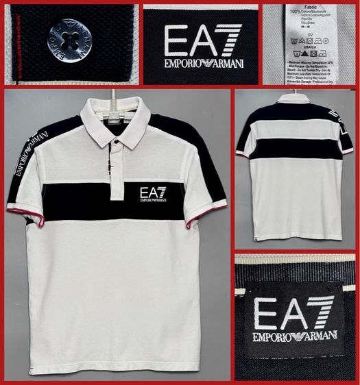 เสื้อโปโล EMPORIO ARMANI ของแท้ รุ่น EA7 สไตล์สปอร์ต