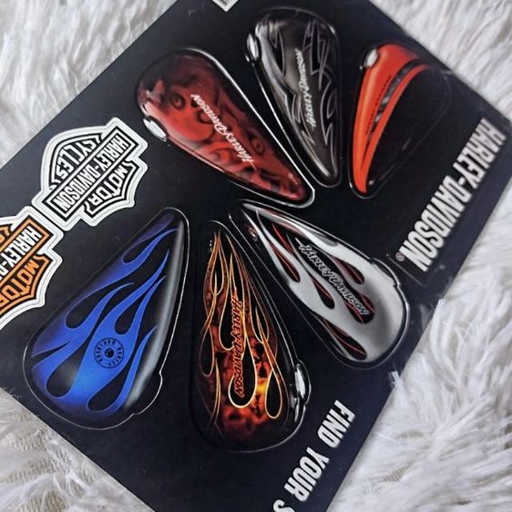 สติกเกอร์ติดผนัง แผ่นแม่เหล็ก Harley-Davidson (รหัส MH1065) 