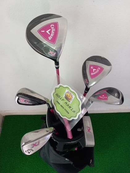 ชุดกอล์ฟเด็ก callaway XJ2 ชมพู  6-9 ปี