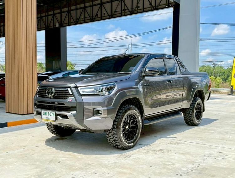 Toyota Hilux Revo 2023 Smart Cab Prerunner 2x4 2.4 Rocco Pickup ดีเซล ไม่ติดแก๊ส เกียร์อัตโนมัติ เทา