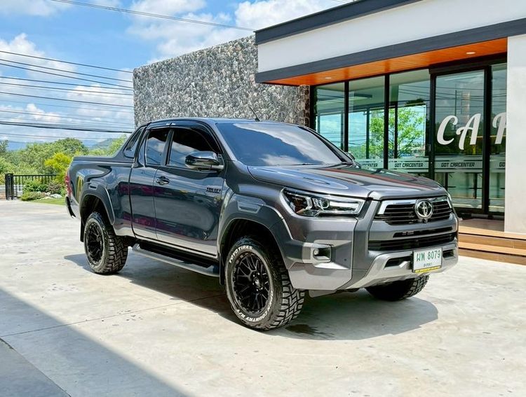 Toyota Hilux Revo 2023 Smart Cab Prerunner 2x4 2.4 Rocco Pickup ดีเซล ไม่ติดแก๊ส เกียร์อัตโนมัติ เทา รูปที่ 3