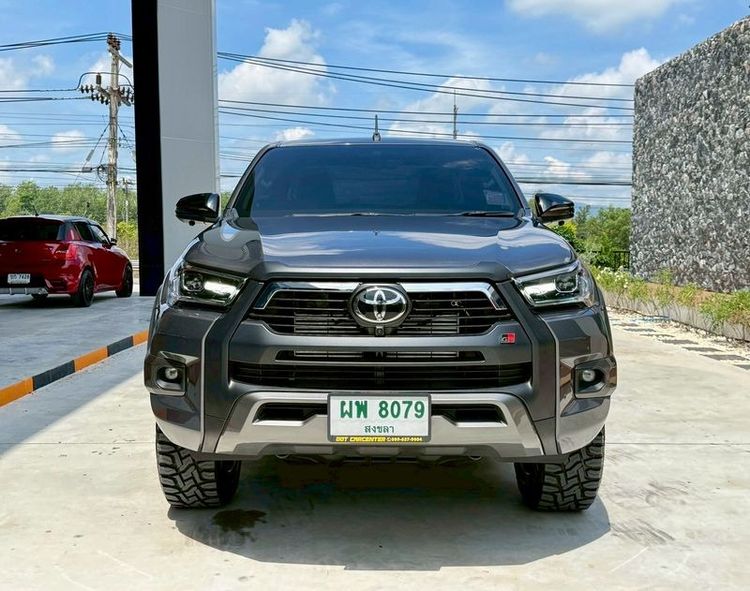 Toyota Hilux Revo 2023 Smart Cab Prerunner 2x4 2.4 Rocco Pickup ดีเซล ไม่ติดแก๊ส เกียร์อัตโนมัติ เทา รูปที่ 2