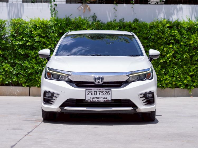 Honda City 2022 1.0 SV Sedan เบนซิน ไม่ติดแก๊ส เกียร์อัตโนมัติ ขาว รูปที่ 2