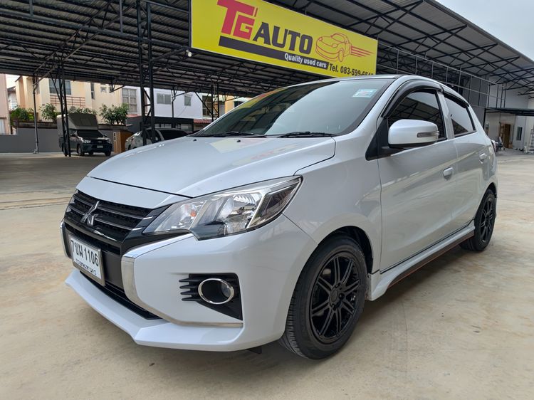 รถ Mitsubishi Mirage 1.2 ACTIVE สี ขาว