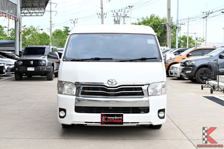 Toyota Ventury 2018 3.0 G Van ดีเซล ไม่ติดแก๊ส เกียร์อัตโนมัติ ขาว รูปที่ 2