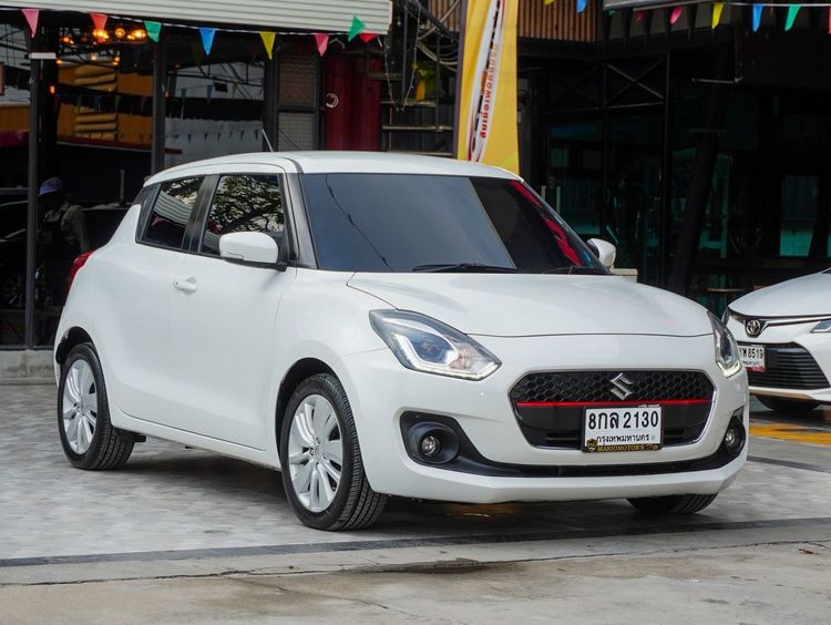 Suzuki Swift 2019 1.2 GLX Sedan เบนซิน ไม่ติดแก๊ส เกียร์อัตโนมัติ ขาว รูปที่ 3