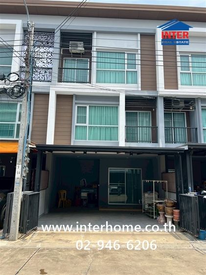 ทาวน์โฮม 3 ชั้น 18.2 ตร.ว. หมู่บ้านลุมพินีทาวน์พาร์ค ท่าข้าม-พระราม2 ใกล้วัดท่าข้าม ซอยอนามัยงามเจริญ18 ถนนพระราม2 ถนนอนามัยงามเจริญ18