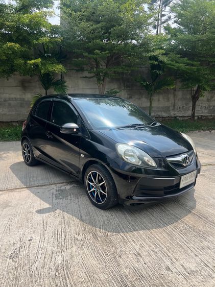 Honda Brio 2015 1.2 S Sedan เบนซิน ไม่ติดแก๊ส เกียร์อัตโนมัติ ดำ รูปที่ 3