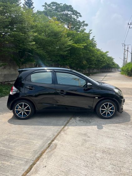 Honda Brio 2015 1.2 S Sedan เบนซิน ไม่ติดแก๊ส เกียร์อัตโนมัติ ดำ รูปที่ 4