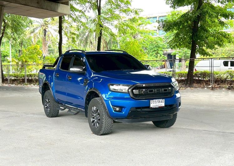 Ford Ranger 2022 2.0 Bi-Turbo Hi-Rider Pickup ดีเซล ไม่ติดแก๊ส เกียร์อัตโนมัติ น้ำเงิน รูปที่ 3