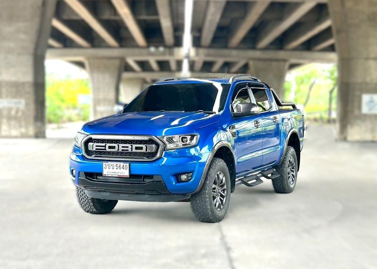 รถ Ford Ranger 2.0 Bi-Turbo Hi-Rider สี น้ำเงิน