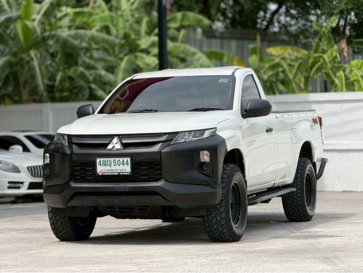 Mitsubishi Triton 2019 All New 2.4 GL 4WD Single Cab Pickup ดีเซล ไม่ติดแก๊ส เกียร์อัตโนมัติ ขาว รูปที่ 3