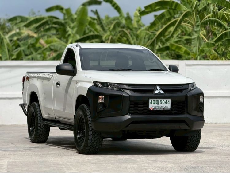 Mitsubishi Triton 2019 All New 2.4 GL 4WD Single Cab Pickup ดีเซล ไม่ติดแก๊ส เกียร์อัตโนมัติ ขาว