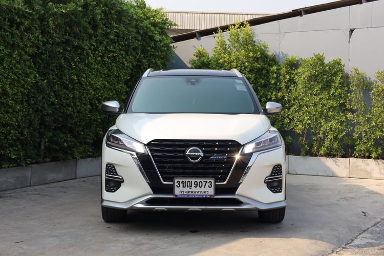 Nissan Kicks 2022 1.2 Autech Utility-car ไฟฟ้า ไม่ติดแก๊ส เกียร์อัตโนมัติ ขาว รูปที่ 3