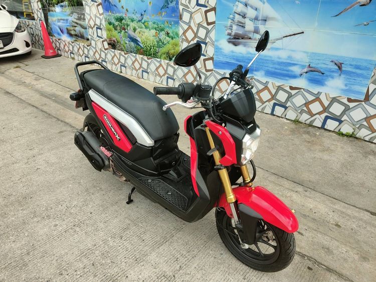 🛵ยังไงก็ขาย ZOOMER-X ปี 56 เครื่องดี สีสวย สตาร์ทมือ เล่มชุดโอนครบ+เปลี่ยนถ่ายน้ำมันเครื่องฟรี ส่งฟรี30 ก.ม รูปที่ 4