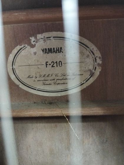 กีต้าร์โปร่งyamaha รุ่น210 เเสียงดีมากเหมาะสมสม   รูปที่ 5