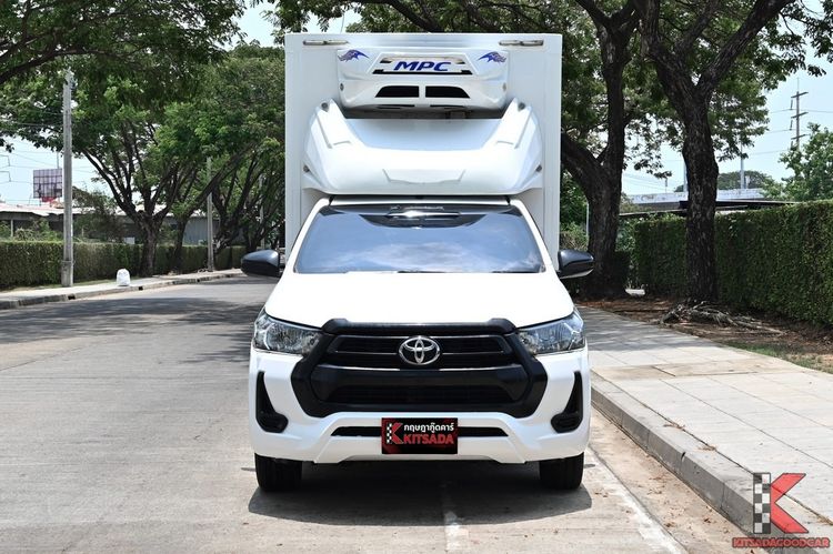 Toyota Hilux Revo 2022 2.4 Entry Pickup ดีเซล ไม่ติดแก๊ส เกียร์ธรรมดา ขาว รูปที่ 2