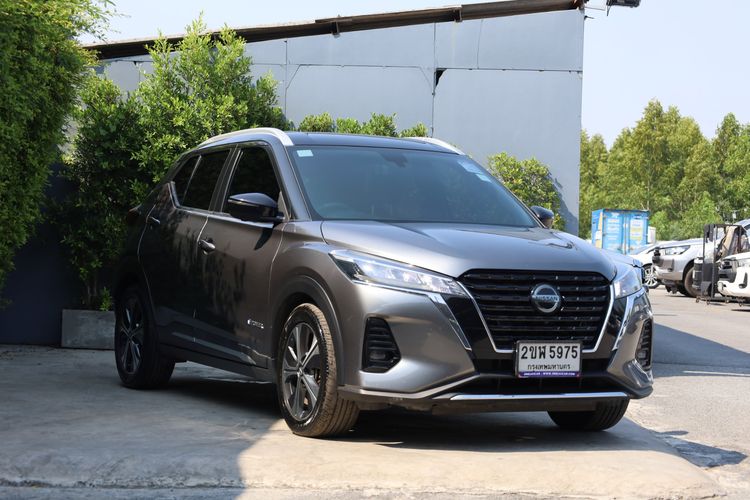 Nissan Kicks 2020 1.2 VL Utility-car ไฟฟ้า ไม่ติดแก๊ส เกียร์อัตโนมัติ เทา รูปที่ 2