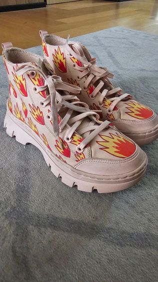 รองเท้าผ้าใบ ชมพู ผ้า UK 5 | EU 38 | US 6.5 รองเท้าหุ้มข้อSKECHERS