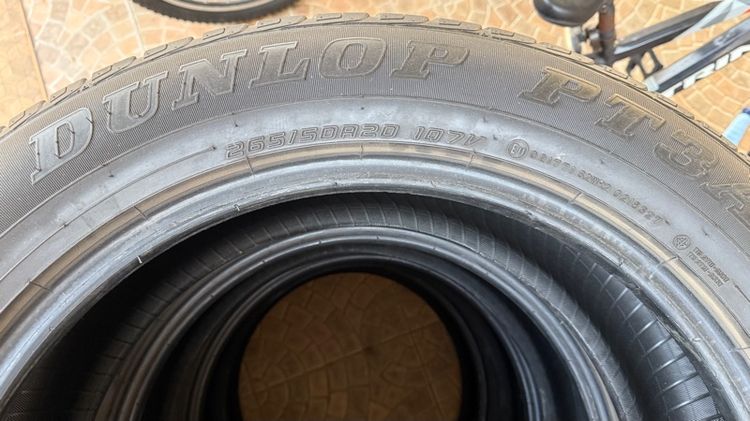 ยาง Dunlop 265 50 20 ปี 22 ถอดจจากรถ Fortuner  รูปที่ 11