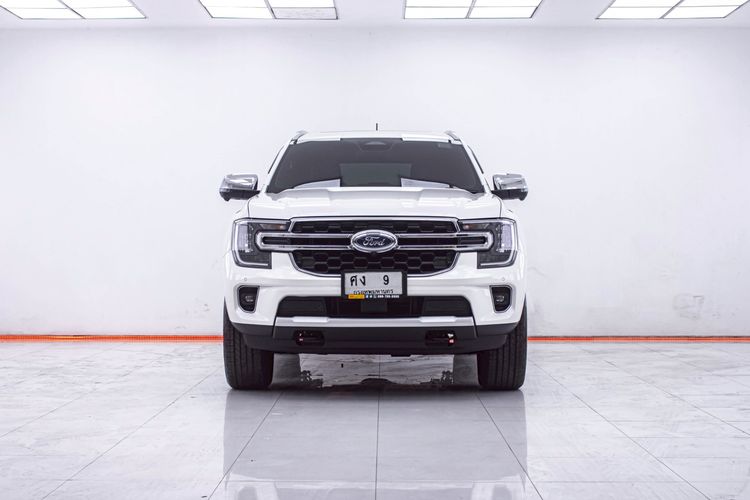 Ford Everest 2025 2.0 Bi-Turbo Titanium+ Utility-car ดีเซล ไม่ติดแก๊ส เกียร์อัตโนมัติ ขาว รูปที่ 4