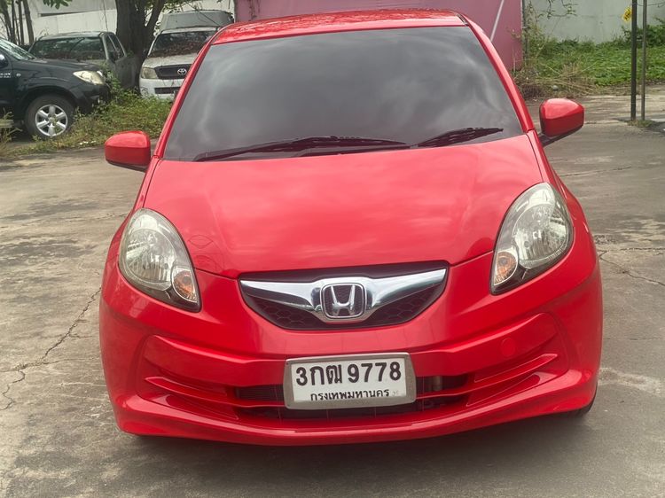 รถ Honda Brio 1.2 V สี แดง