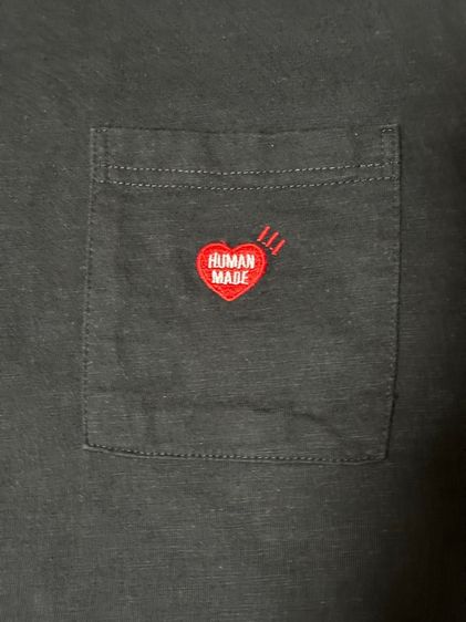 เสื้อยืดสีดำ Human Made รูปที่ 4