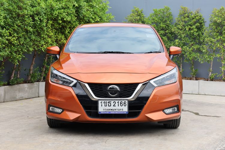 Nissan Almera 2020 1.0 VL Sedan เบนซิน ไม่ติดแก๊ส เกียร์อัตโนมัติ ส้ม รูปที่ 2