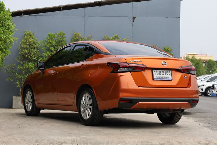 Nissan Almera 2020 1.0 VL Sedan เบนซิน ไม่ติดแก๊ส เกียร์อัตโนมัติ ส้ม รูปที่ 4