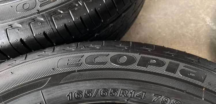 ✨ยาง✨165-65-14 Bridgestone♨️ปี 24♨️สภาพสวย💖 รูปที่ 5