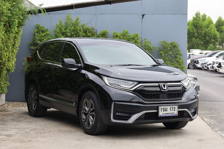 Honda CR-V 2021 2.4 ES 4WD Utility-car เบนซิน ไม่ติดแก๊ส เกียร์อัตโนมัติ ดำ รูปที่ 4