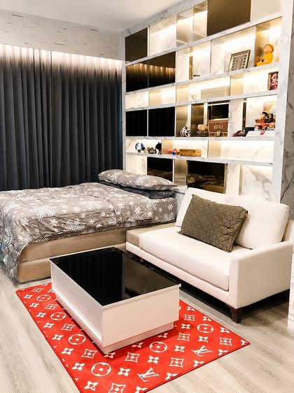 มีบางส่วน คอนโดหน้ากว้าง 2Bed 2น้ำ 2ครัว 2ที่จอด เพดานสูงตู้จุใจ ตอบโจทย์ครอบครัวมีรถ เดิน 150ม. ถึงสถานี BTS ม.เกษตรฯ รูปที่ 2