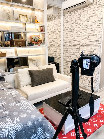 มีบางส่วน คอนโดหน้ากว้าง 2Bed 2น้ำ 2ครัว 2ที่จอด เพดานสูงตู้จุใจ ตอบโจทย์ครอบครัวมีรถ เดิน 150ม. ถึงสถานี BTS ม.เกษตรฯ รูปที่ 3