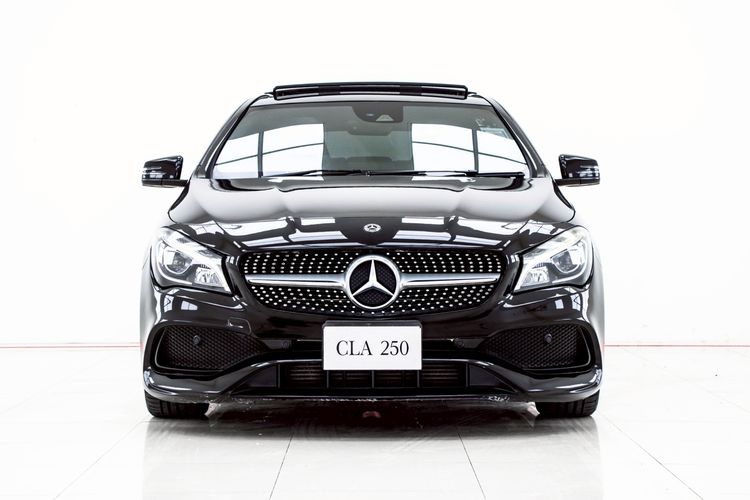 Mercedes-Benz CLA-Class 2018 CLA250 AMG Sedan เบนซิน ไม่ติดแก๊ส เกียร์อัตโนมัติ ดำ รูปที่ 4