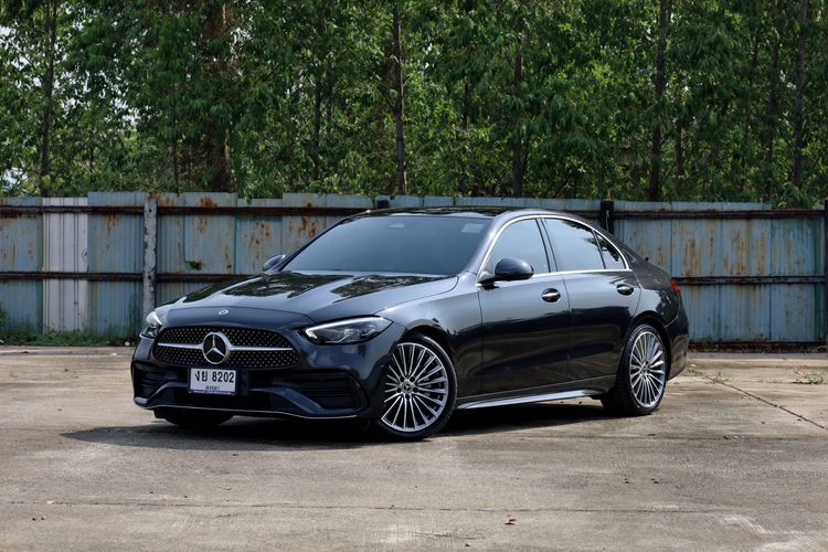 รถ Mercedes-Benz C-Class C220 สี เทา