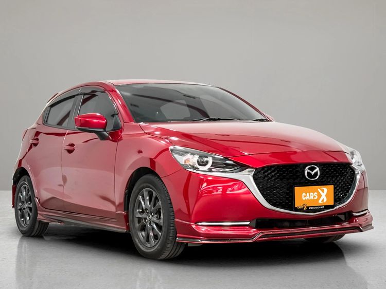 Mazda Mazda 2 2022 1.3 Skyactiv-G S Leather Sports Sedan เบนซิน ไม่ติดแก๊ส เกียร์อัตโนมัติ แดง รูปที่ 3