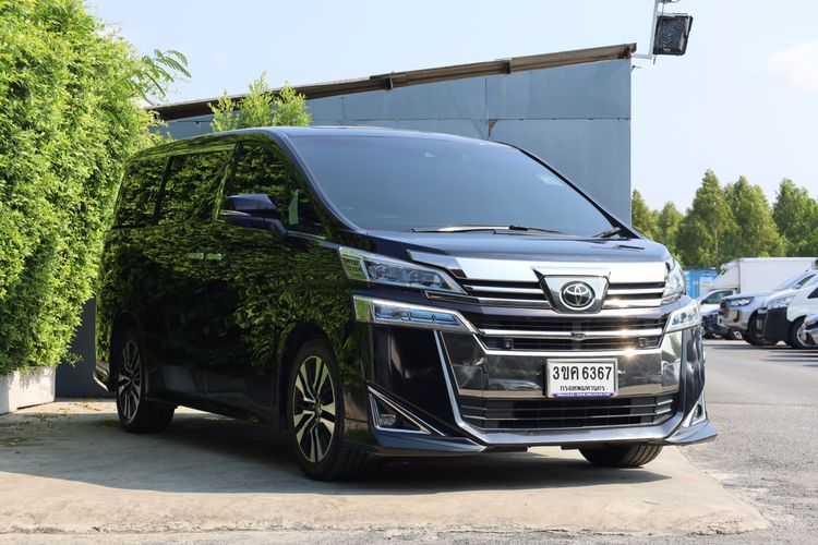 รถ Toyota Vellfire 2.5 V สี ดำ