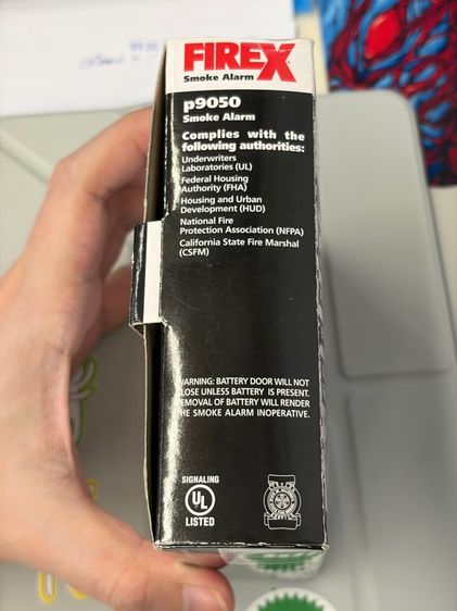 Kidde Smoke Detector P9050 อุปกรณ์ตรวจจับควันไฟไร้สาย พร้อมแบตเตอรี่ในตัว รูปที่ 4