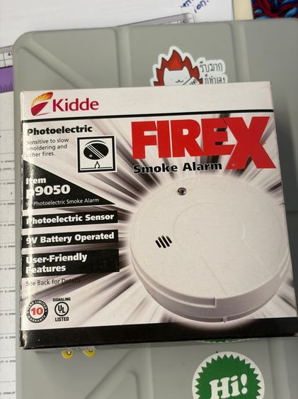 Kidde Smoke Detector P9050 อุปกรณ์ตรวจจับควันไฟไร้สาย พร้อมแบตเตอรี่ในตัว