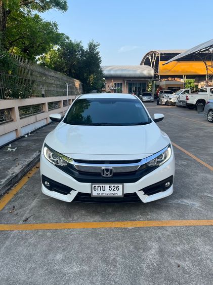 Honda Civic 2018 1.5 Turbo Sedan เบนซิน เกียร์อัตโนมัติ ขาว รูปที่ 4